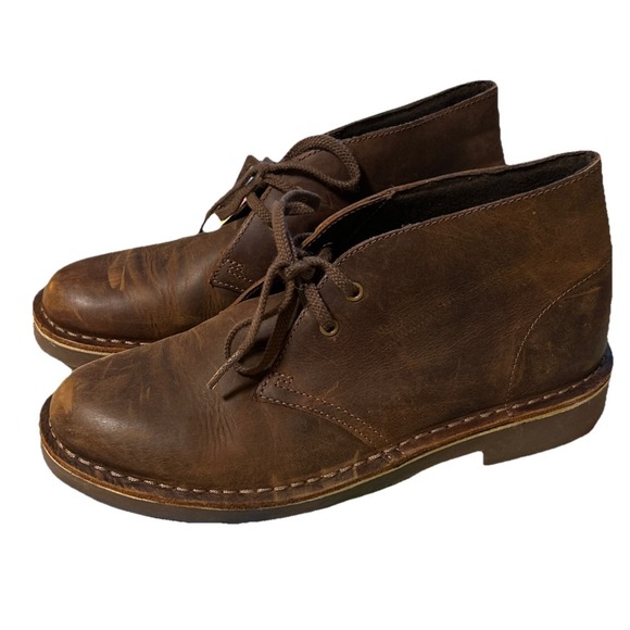 Clarks Other - Clarks Bushacre 2 Chukka Boots – Beeswax Leather – Women's Size 8 Brown